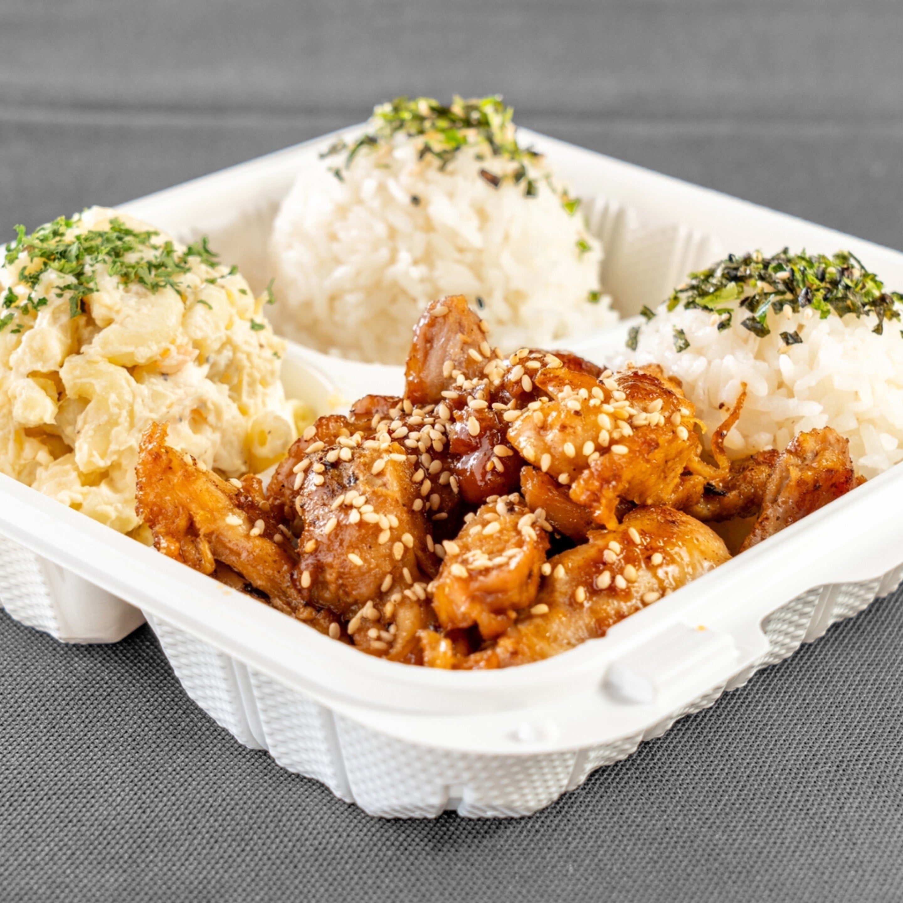 Regular Teriyaki Chicken Plate.